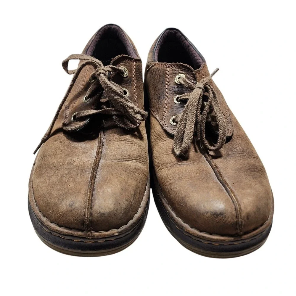 Dr. Martens Nevin Shoes Mens 13 Brown Leather Oxford Lace Up AW004 KV05 N‎